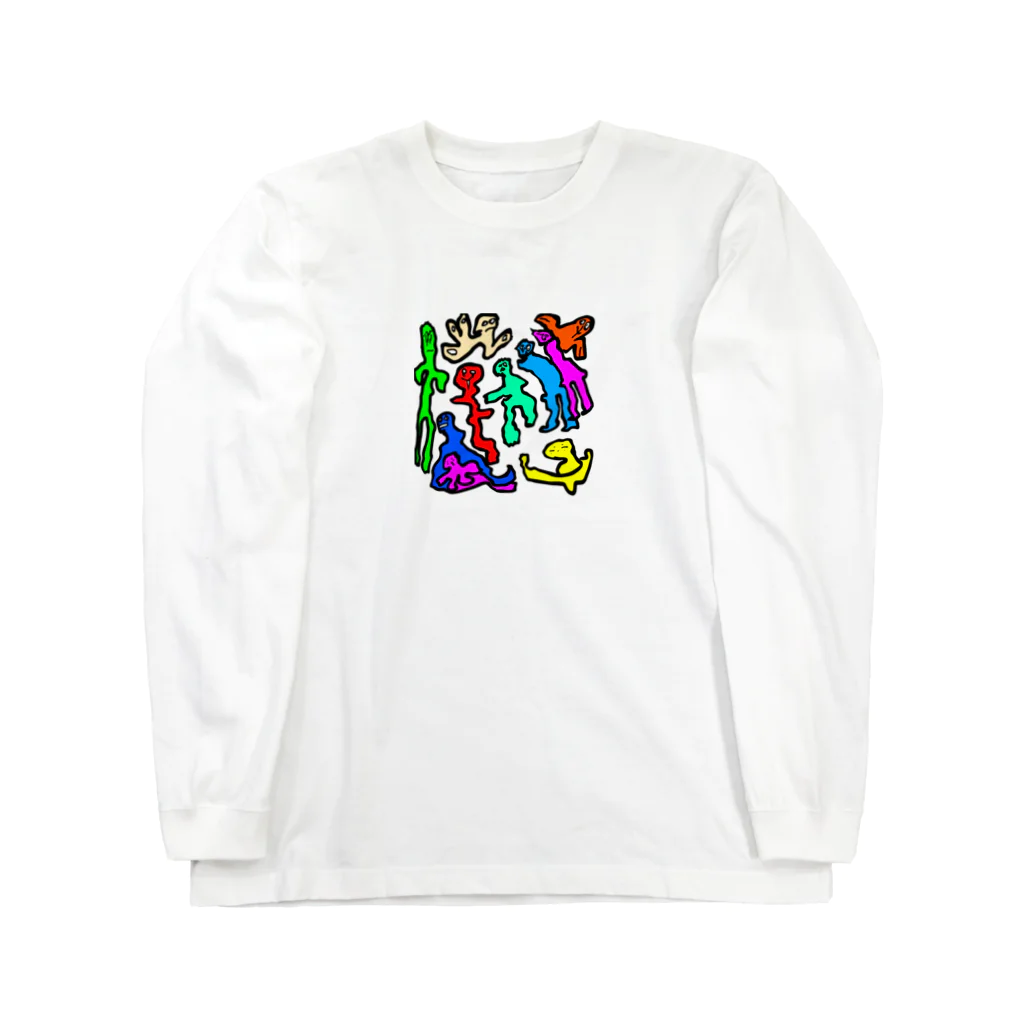 ユウユウオブジサンのハスダクリーチャー002 Long Sleeve T-Shirt