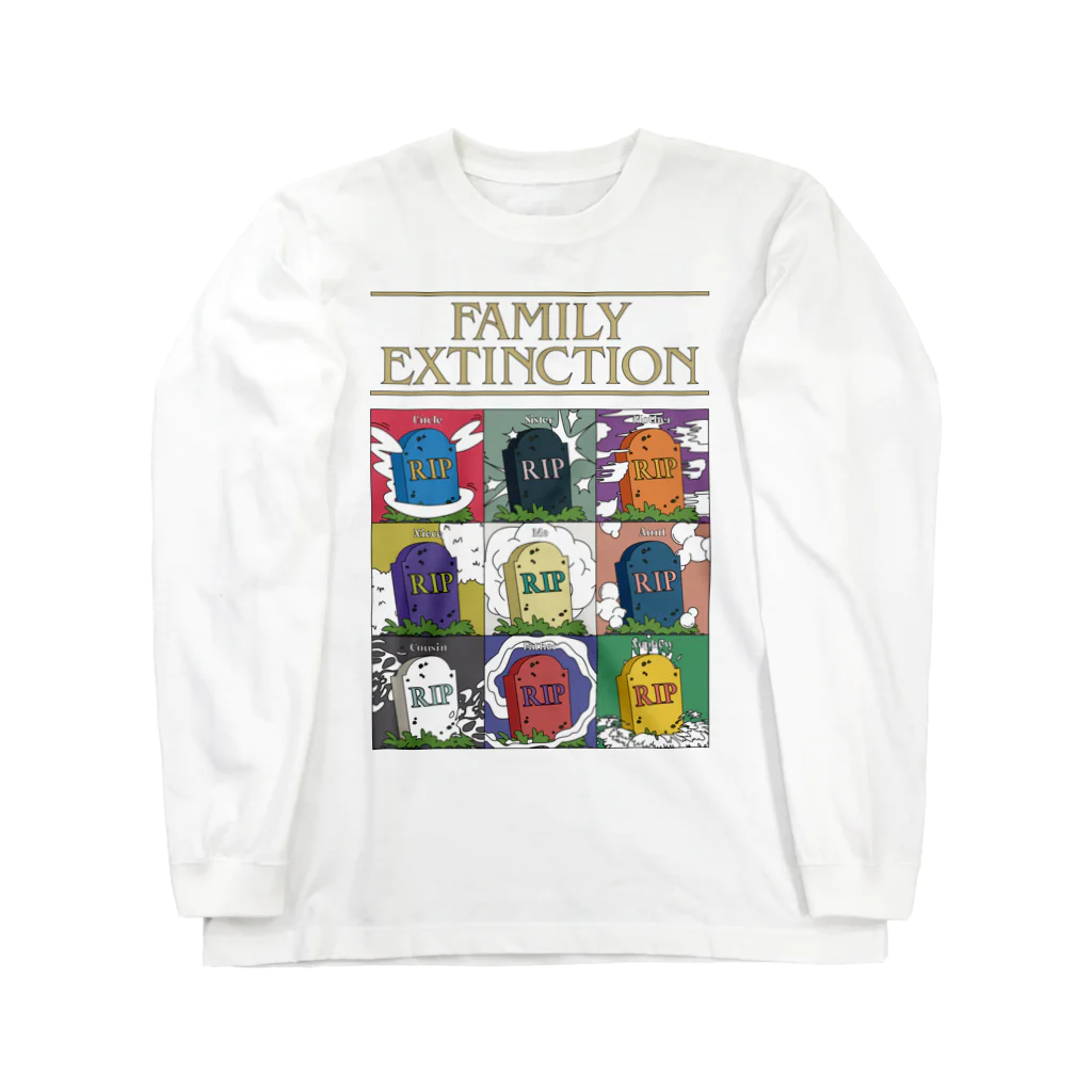 Parallel Imaginary Gift ShopのFamily Extinction ロングスリーブTシャツ