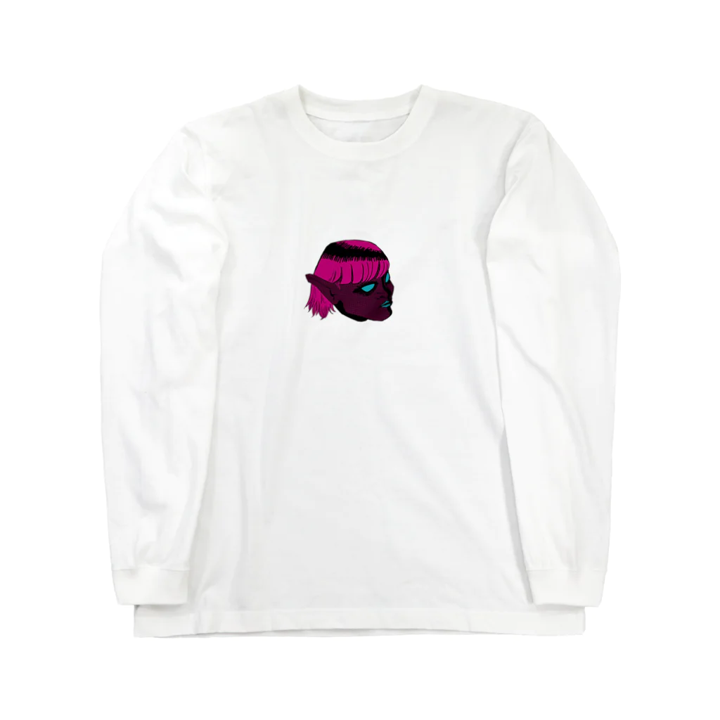 humansのレッドキャサリン Long Sleeve T-Shirt