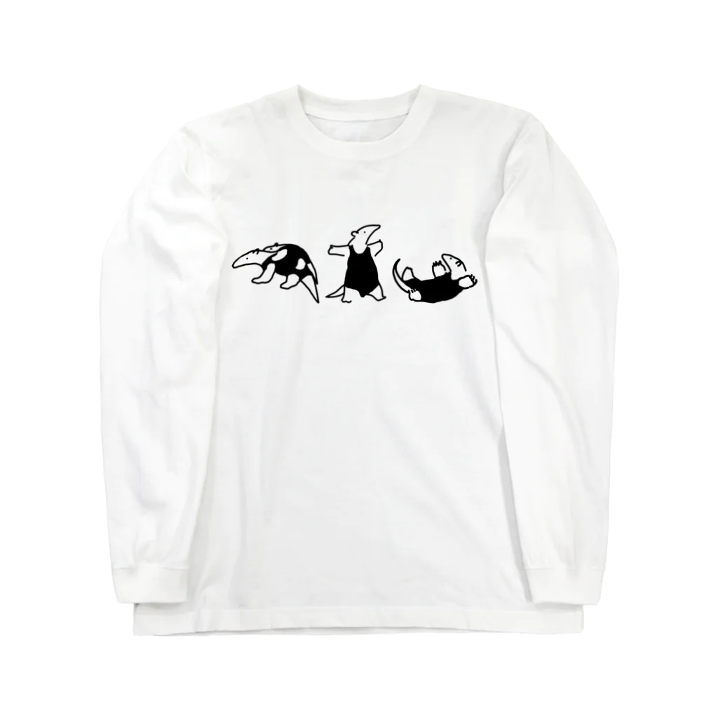 いきものや　のの（別館）のミナミコアリクイ戦隊 Long Sleeve T-Shirt