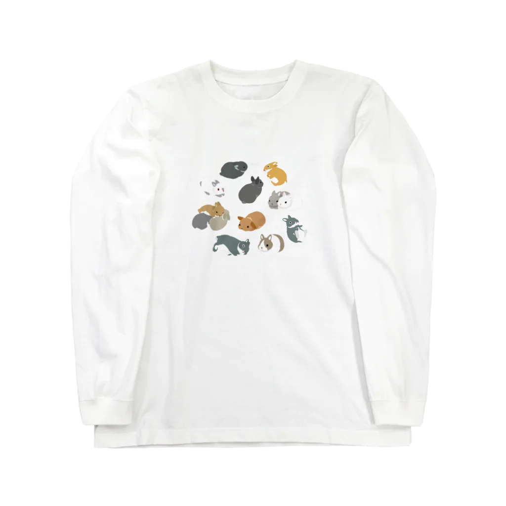 大賀一五の店の饅頭餅々転々 Long Sleeve T-Shirt