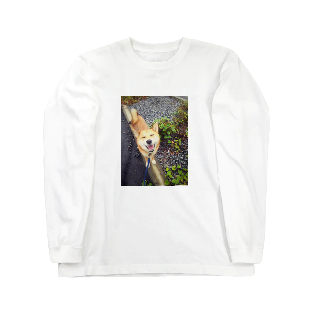 Garnet Windの柴犬ご機嫌 Long Sleeve T-Shirt