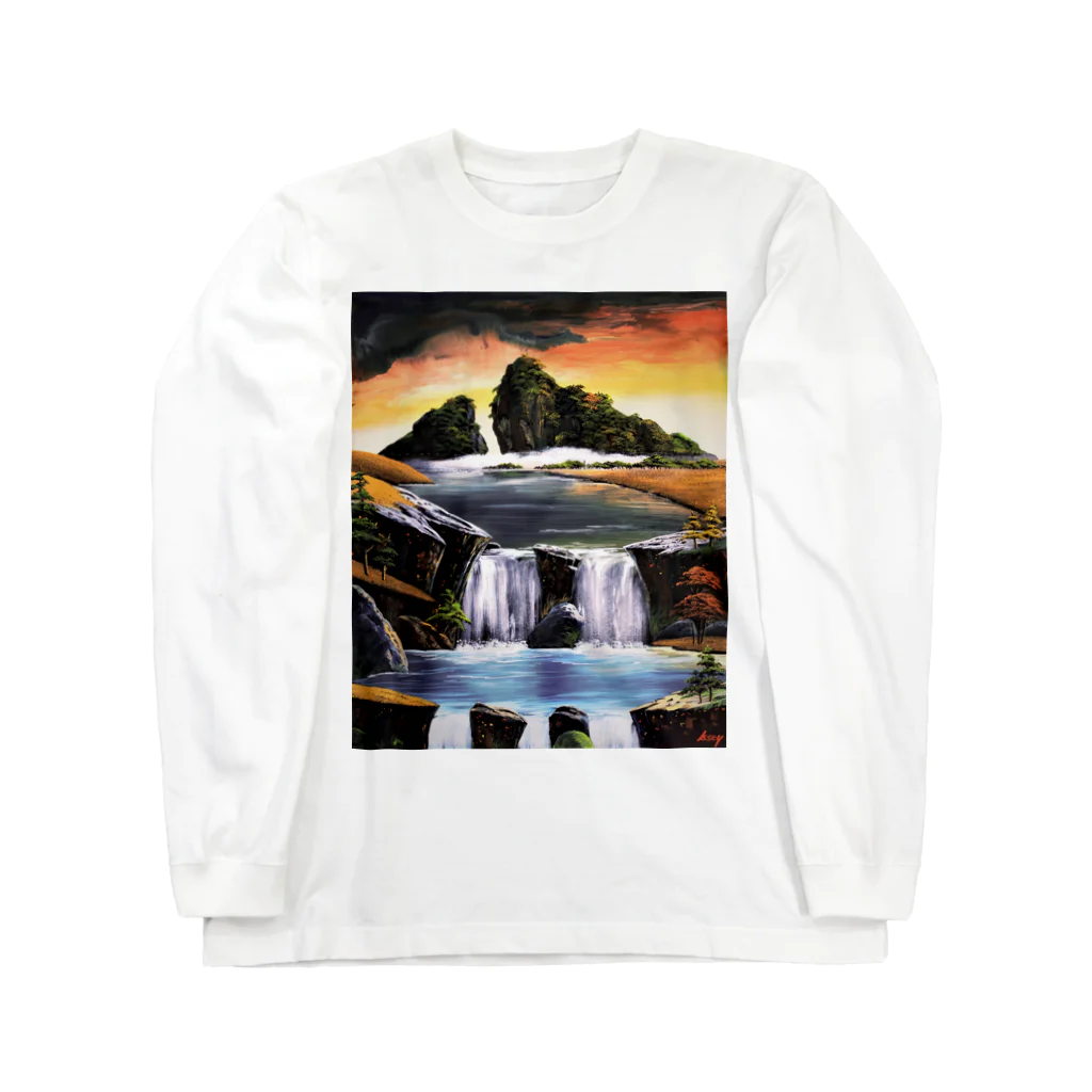 Isseyの奇山の滝 Long Sleeve T-Shirt