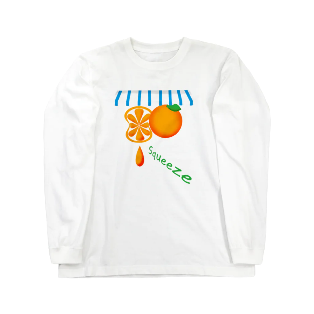 satoharuのオレンジ　ぎゅぎゅぎゅっ Long Sleeve T-Shirt