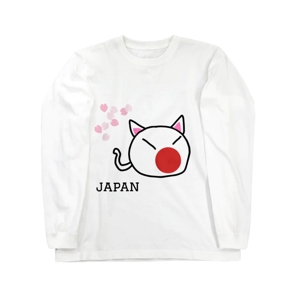 ポーランドボールSHOPのじゃぱん（Japan） ロングスリーブTシャツ