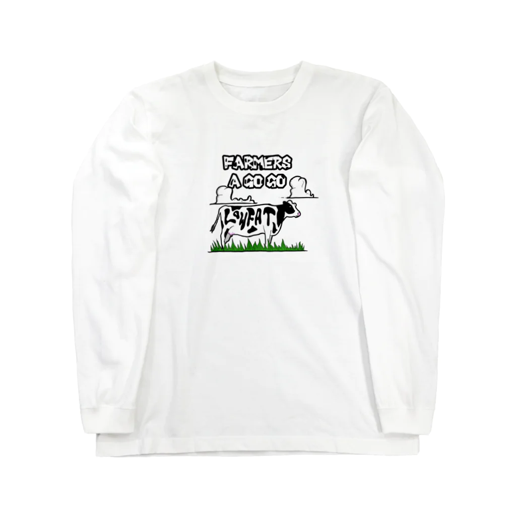 にじいろルークスのFarmers a go go  Long Sleeve T-Shirt