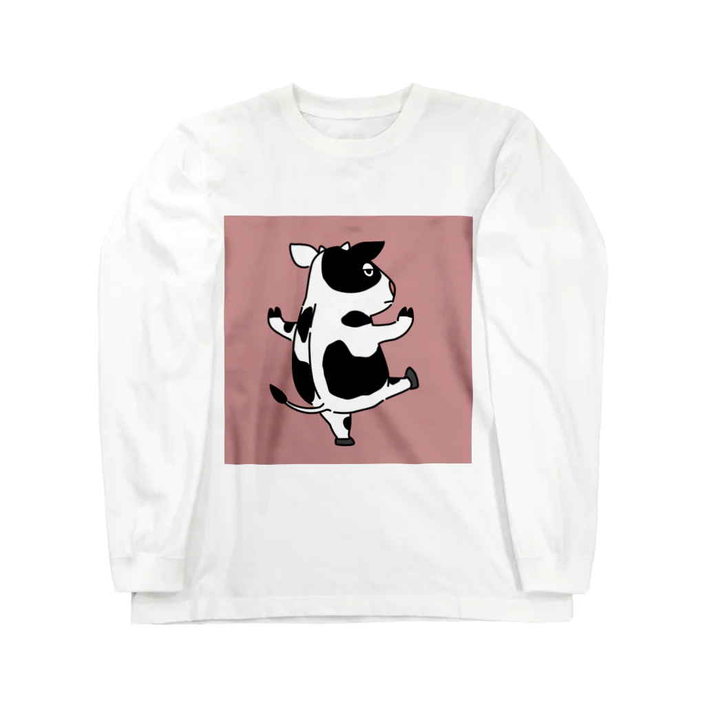 bull-worksの牛くんの太極拳　C Long Sleeve T-Shirt