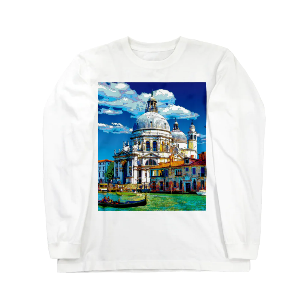 GALLERY misutawoのイタリア サンタ・マリア・デッラ・サルーテ聖堂 Long Sleeve T-Shirt