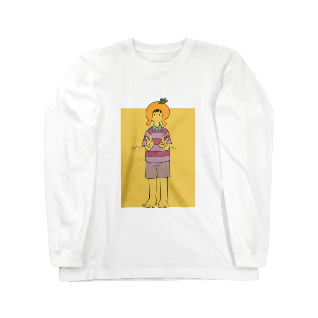 ぽつぶのだぶるぴーす（わーちゃん） Long Sleeve T-Shirt