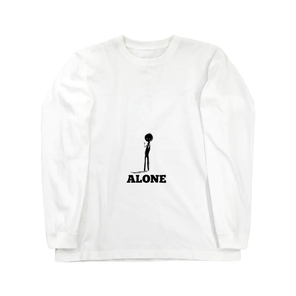 kyura-goteのALONE ロングスリーブTシャツ