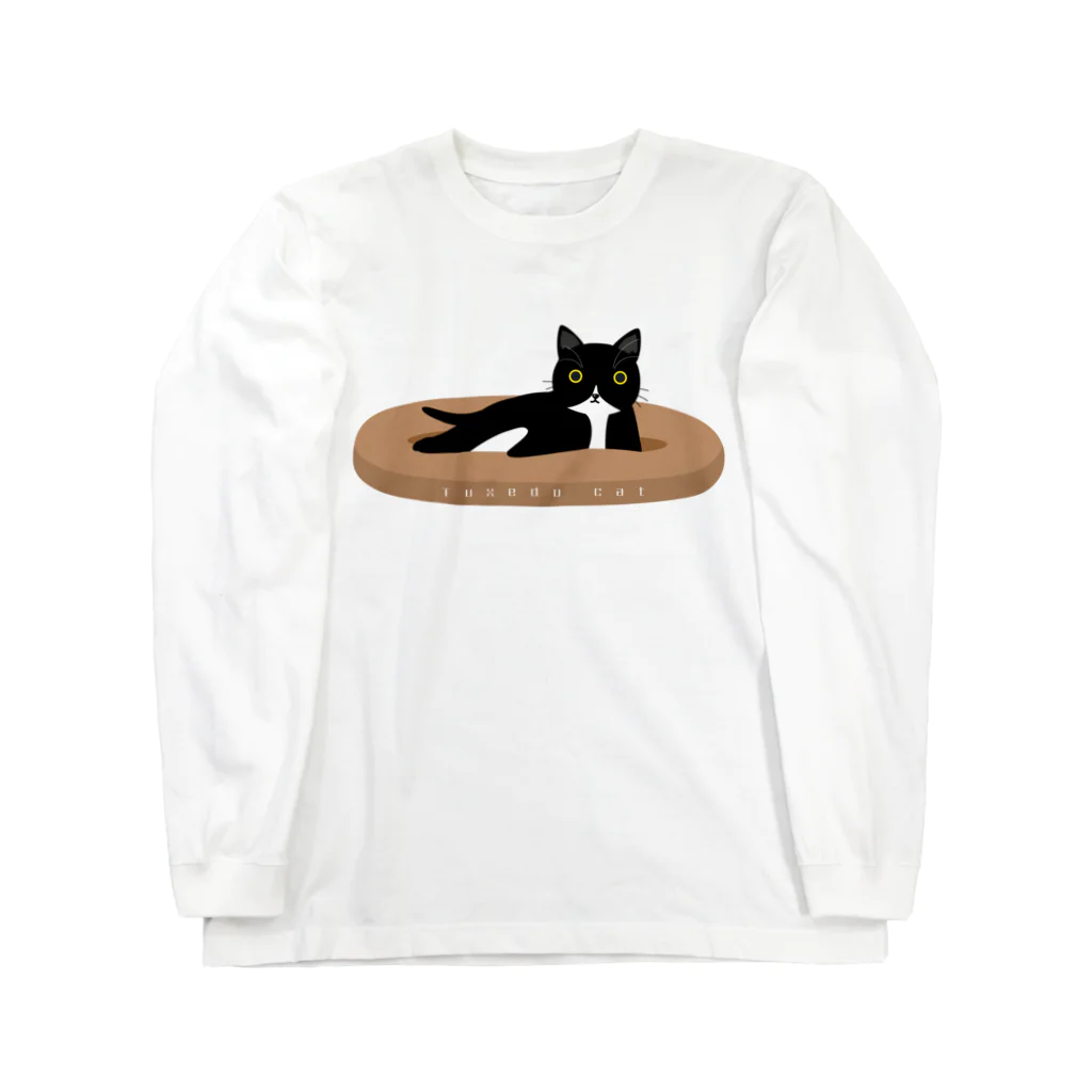 まみおデザインのタキシードにゃん Long Sleeve T-Shirt