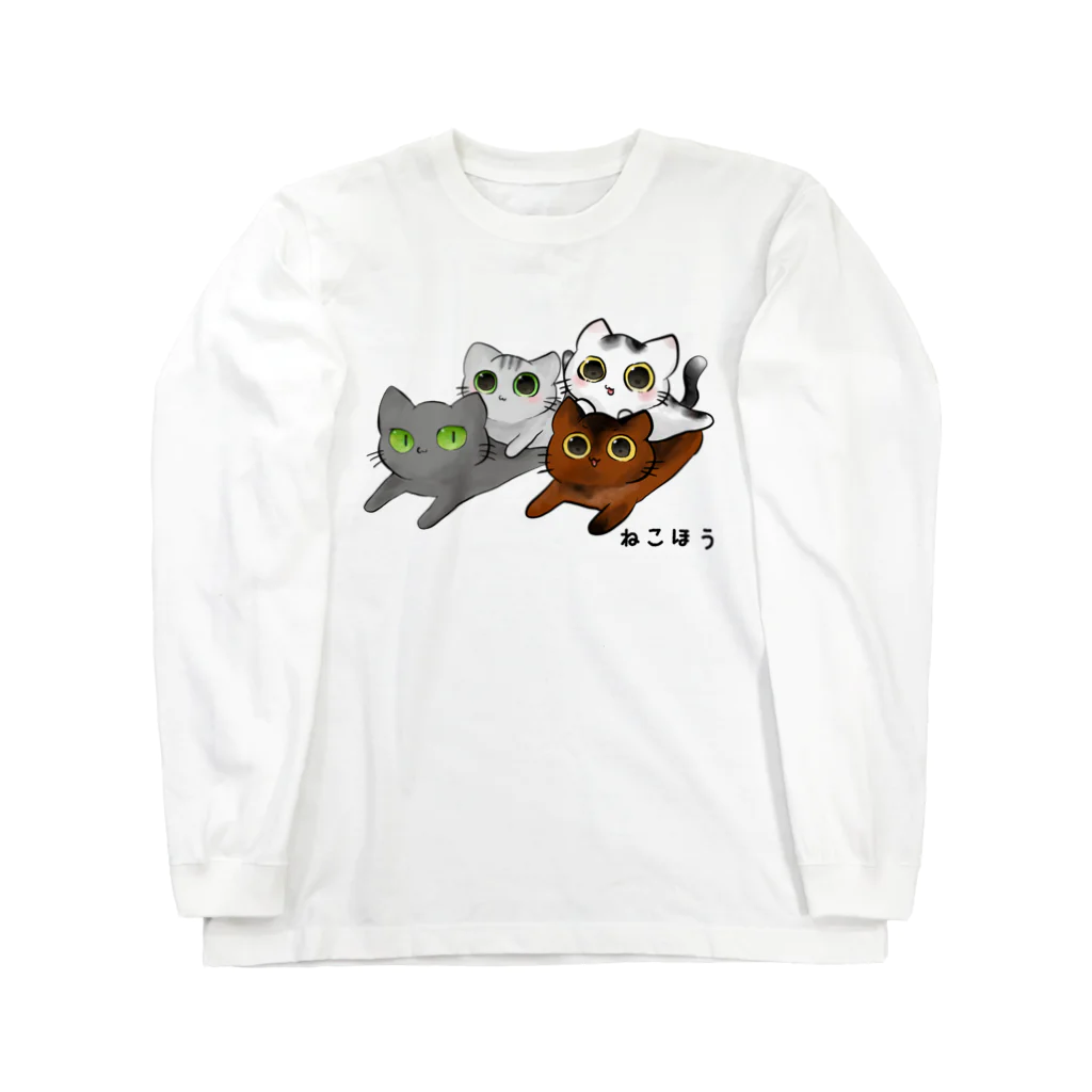 ねこほうチャンネル公式グッズのねこほうロングTシャツ ロングスリーブTシャツ