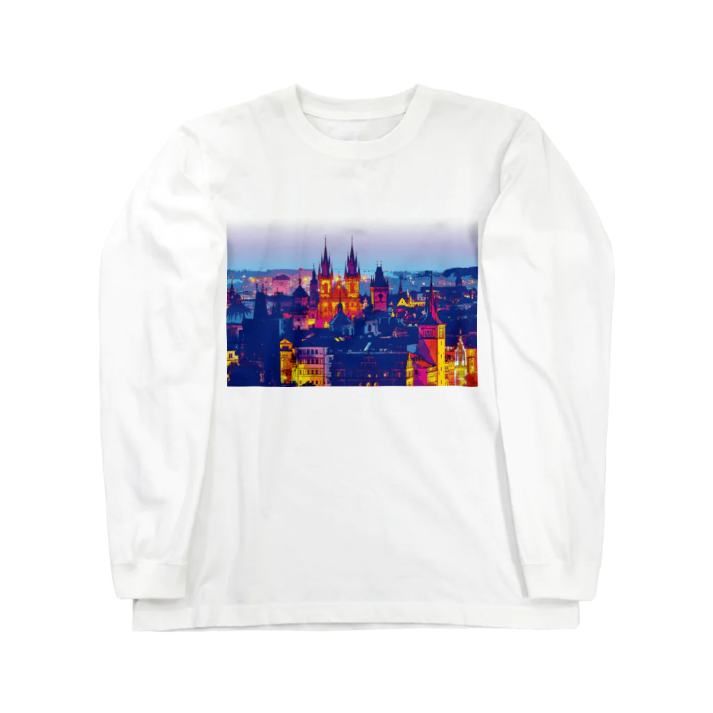 GALLERY misutawoのチェコ プラハの朝 Long Sleeve T-Shirt