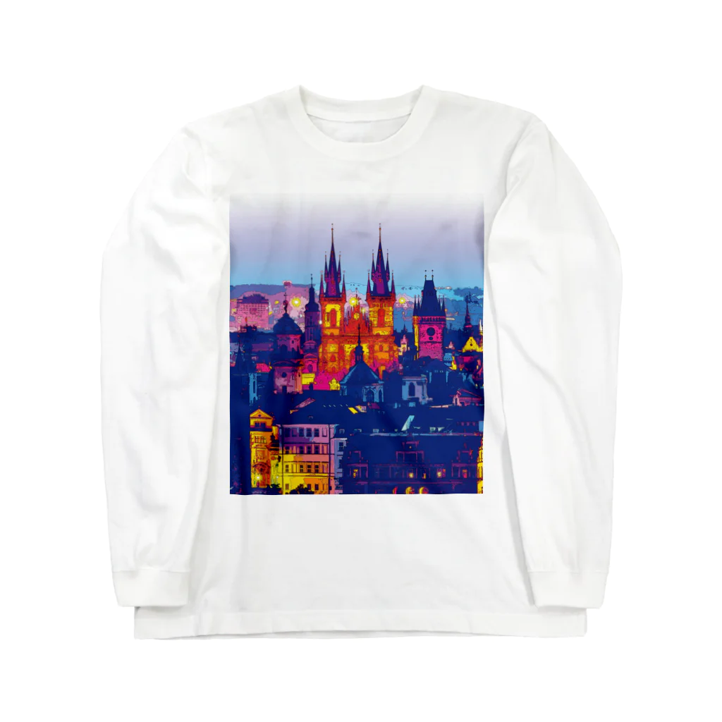 GALLERY misutawoのチェコ プラハの朝 Long Sleeve T-Shirt