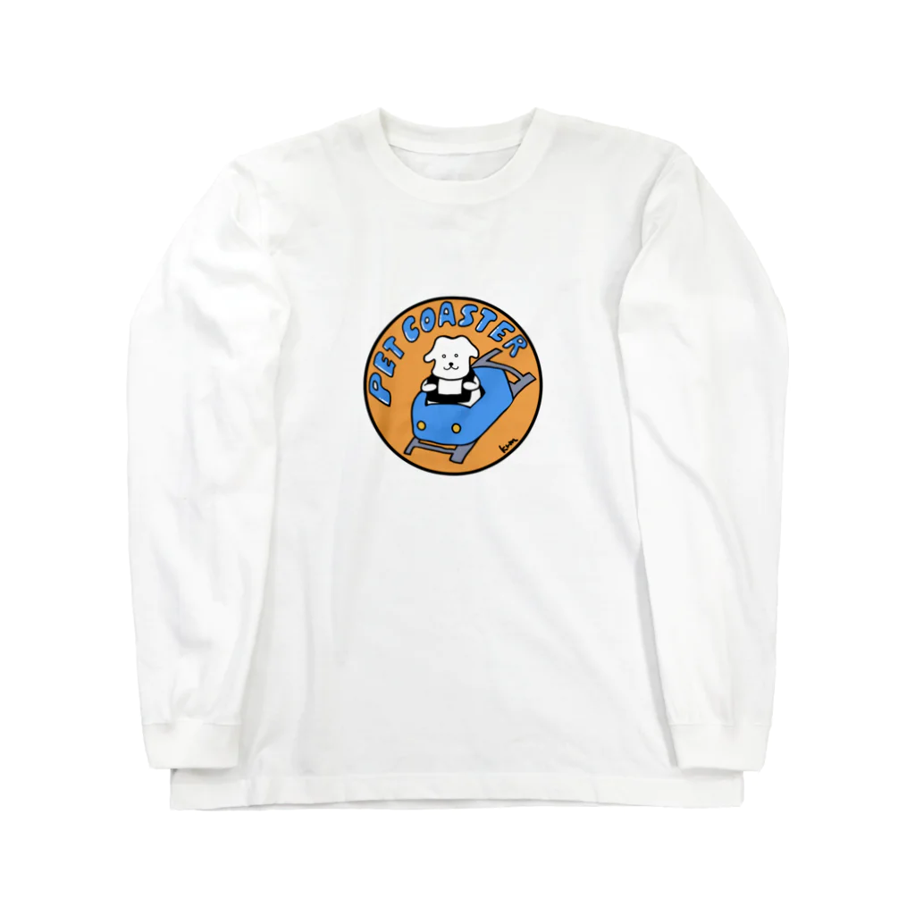 くるまのPET COASTER 롱 슬리브 티셔츠