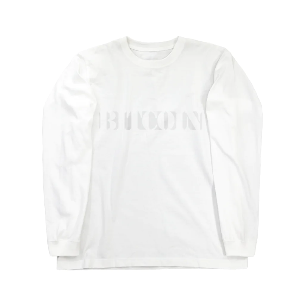 クリプトNのBitcoin-form ロングスリーブTシャツ