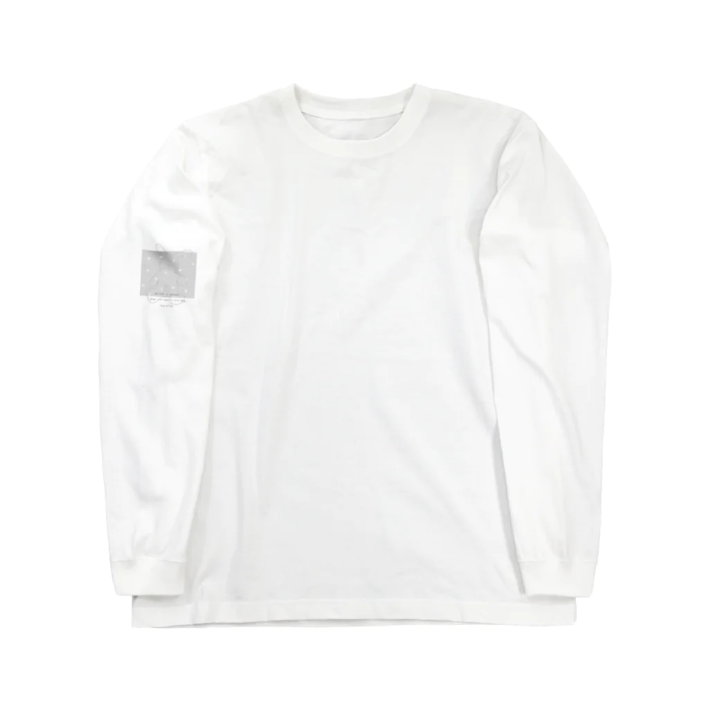 rilybiiのふわふわうさぎとお花畑 Long Sleeve T-Shirt