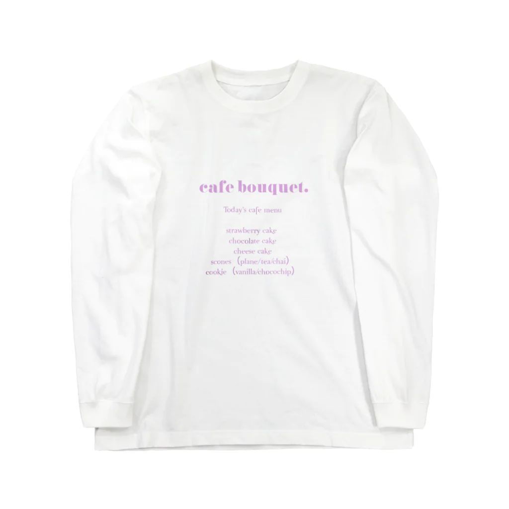 bouquetのbouquetデザインロゴ Long Sleeve T-Shirt