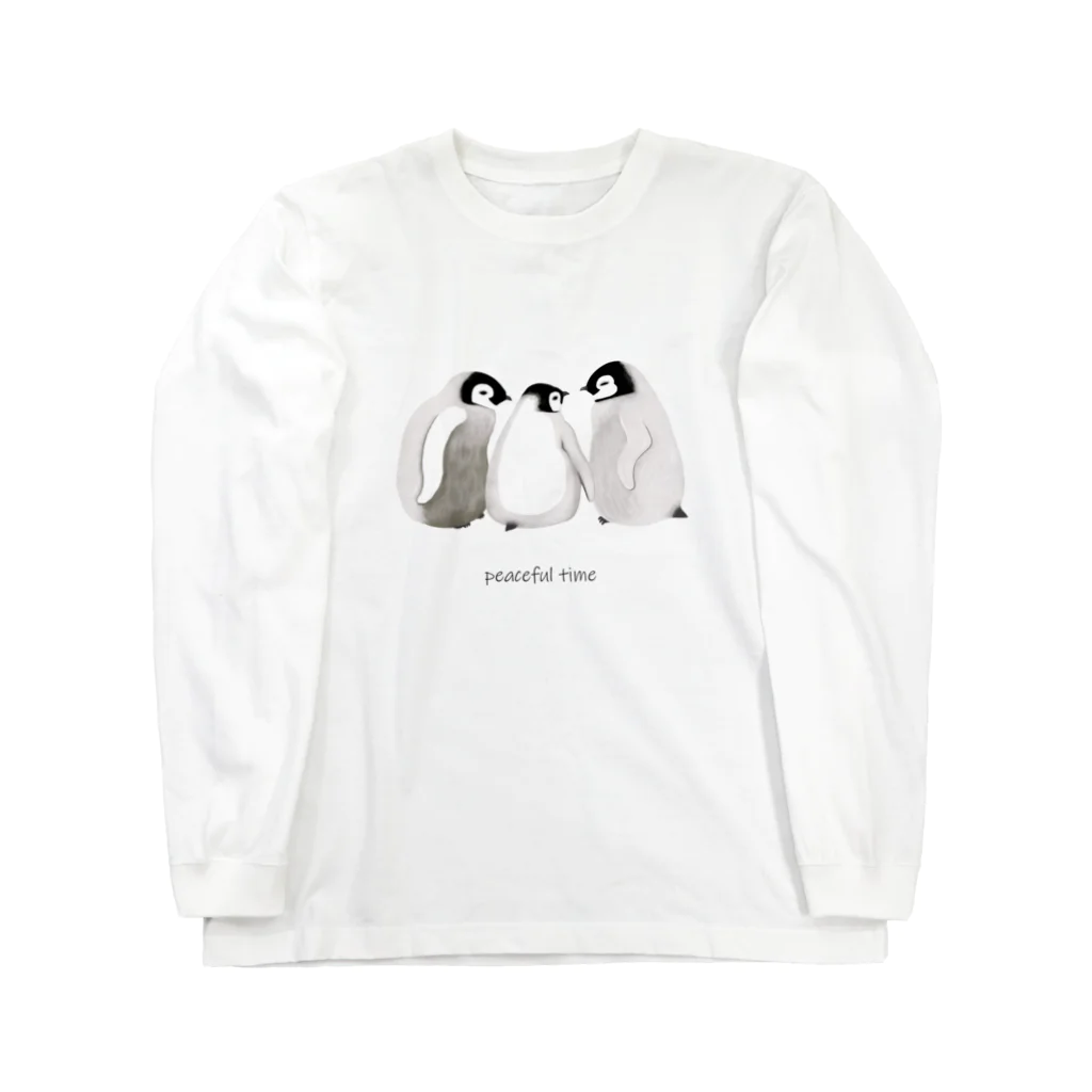 PERIDOTの皇帝ペンギンのヒナ２ Long Sleeve T-Shirt