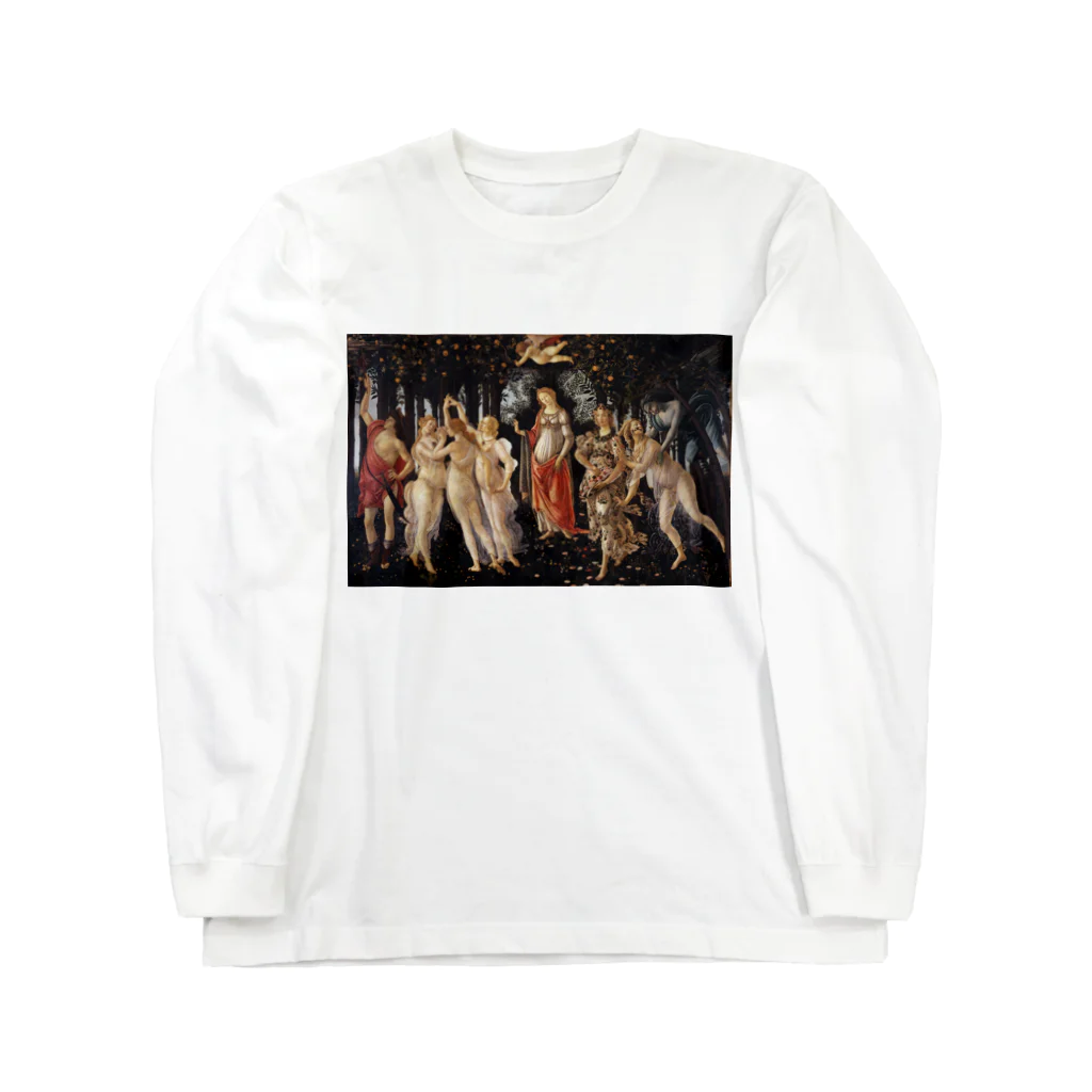 ArtGoodsのサンドロ・ボッティチェッリ『春（プリマヴェーラ）』 Long Sleeve T-Shirt