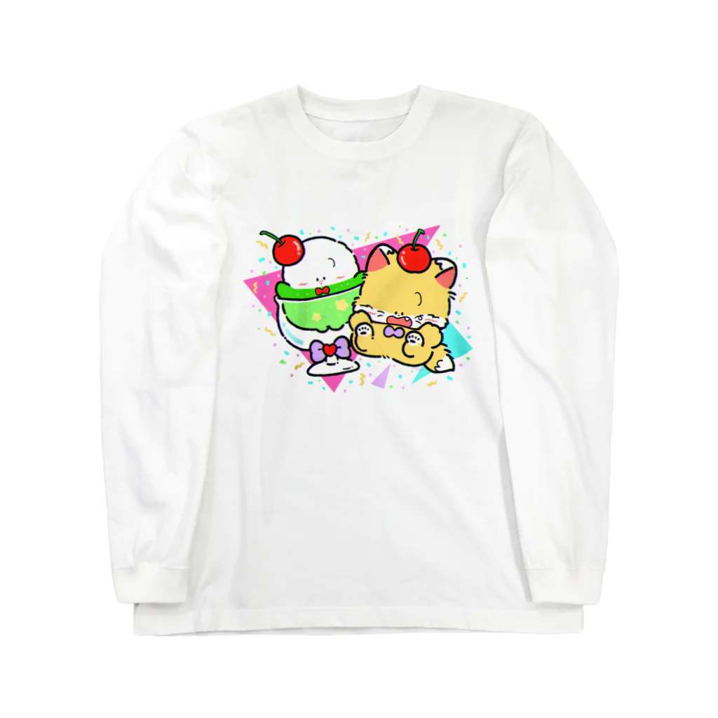 ふくぽぽやのむーむとこん治 Long Sleeve T-Shirt