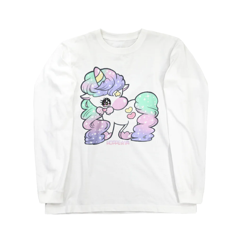 ほっぺ☆屋 ＰｕｋｕのBABY♡UNICORN ロングスリーブTシャツ