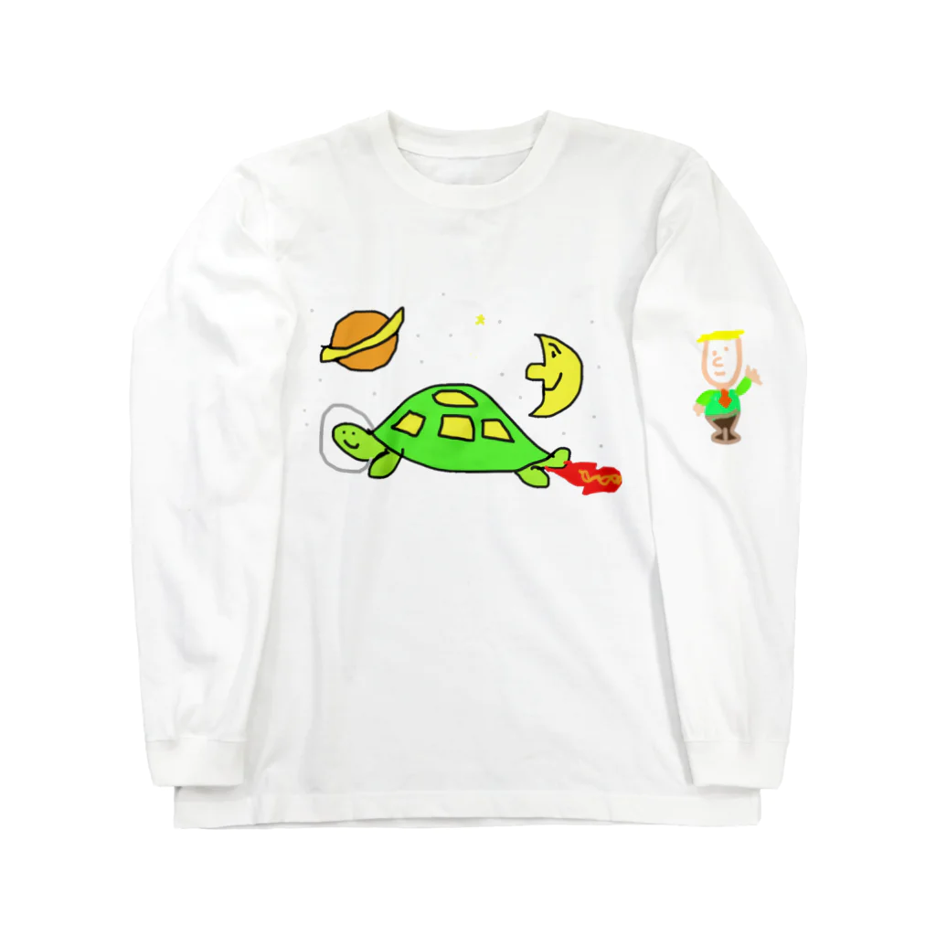 Walton’sのスペースタートル Long Sleeve T-Shirt