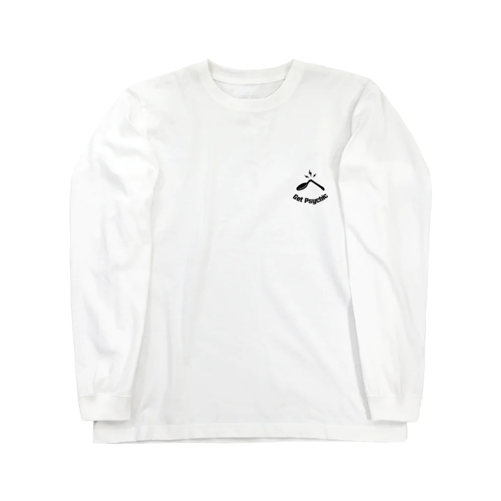 ワールドエンド ヒッチハイクのゲットサイキック　モノクロ　Get Psychic Monochrome Long Sleeve T-Shirt