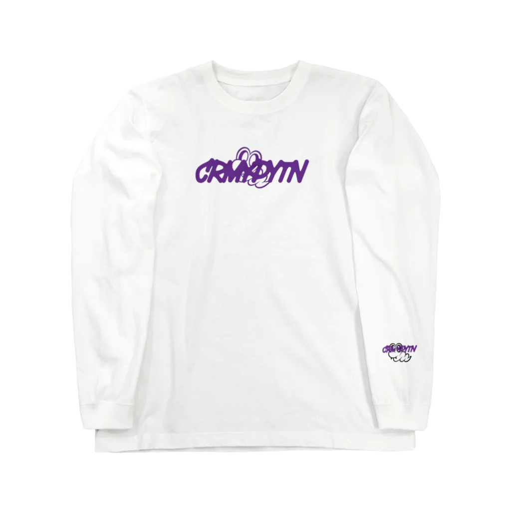 Creamy_PythonのCRMYPYTN #Purple ロングスリーブTシャツ