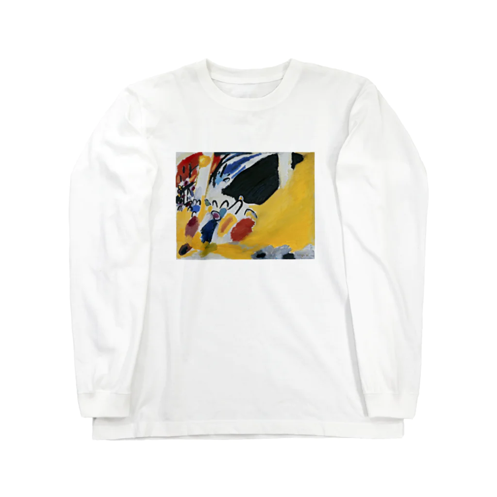 impressionismのWassily Kandinsky - Impression III (Konzert) ロングスリーブTシャツ