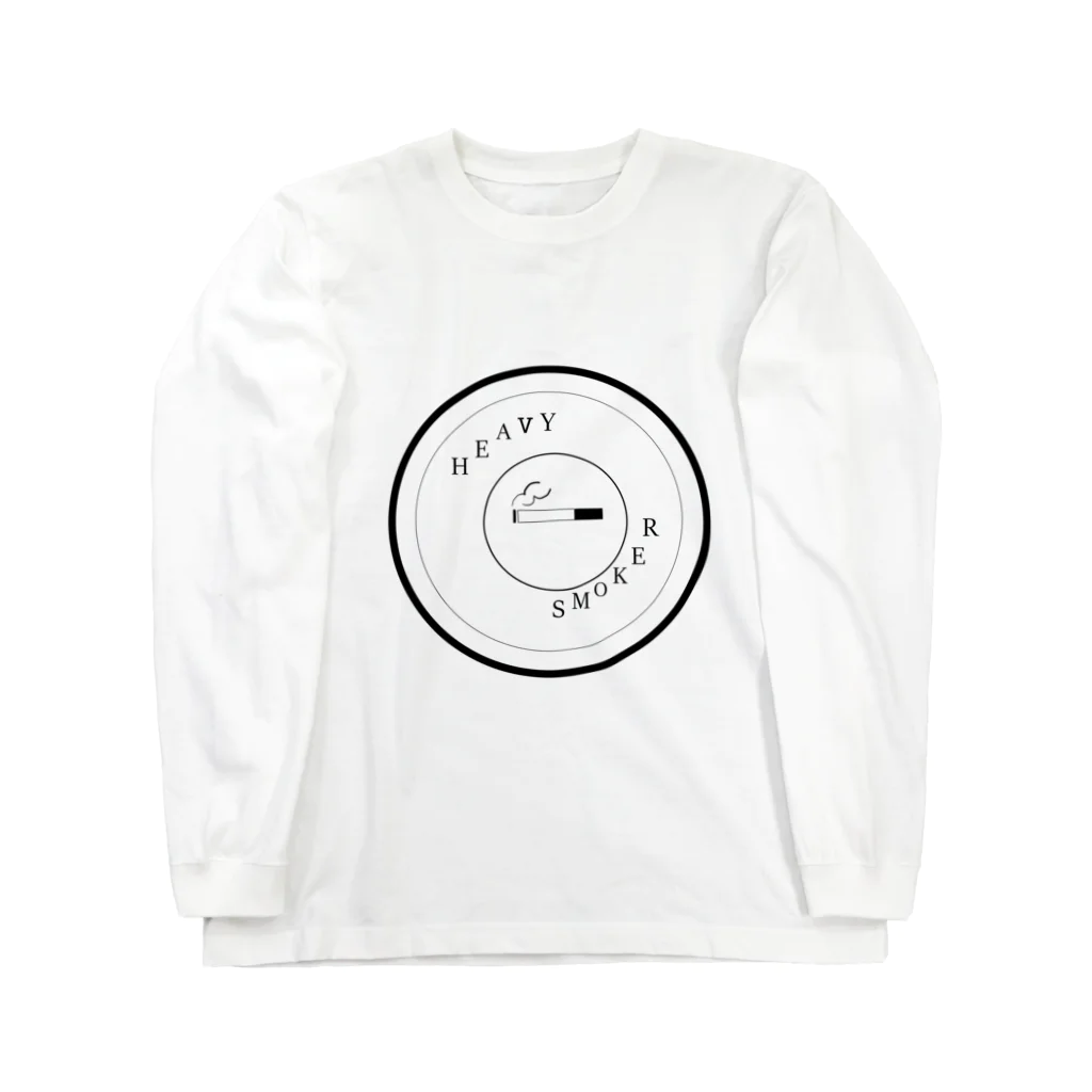 修夜のヘビースモーカーマーク Long Sleeve T-Shirt