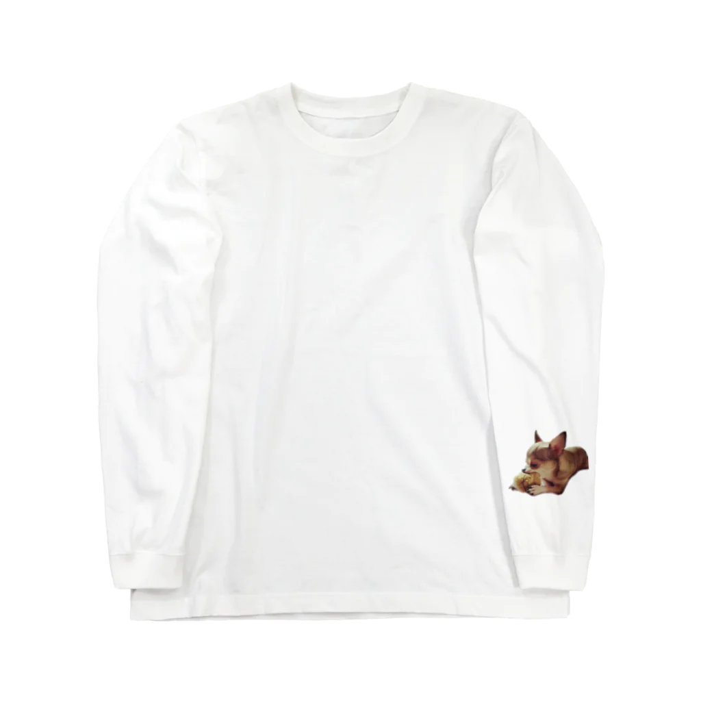 いぬいぬいぬのスムースチワワ Long Sleeve T-Shirt