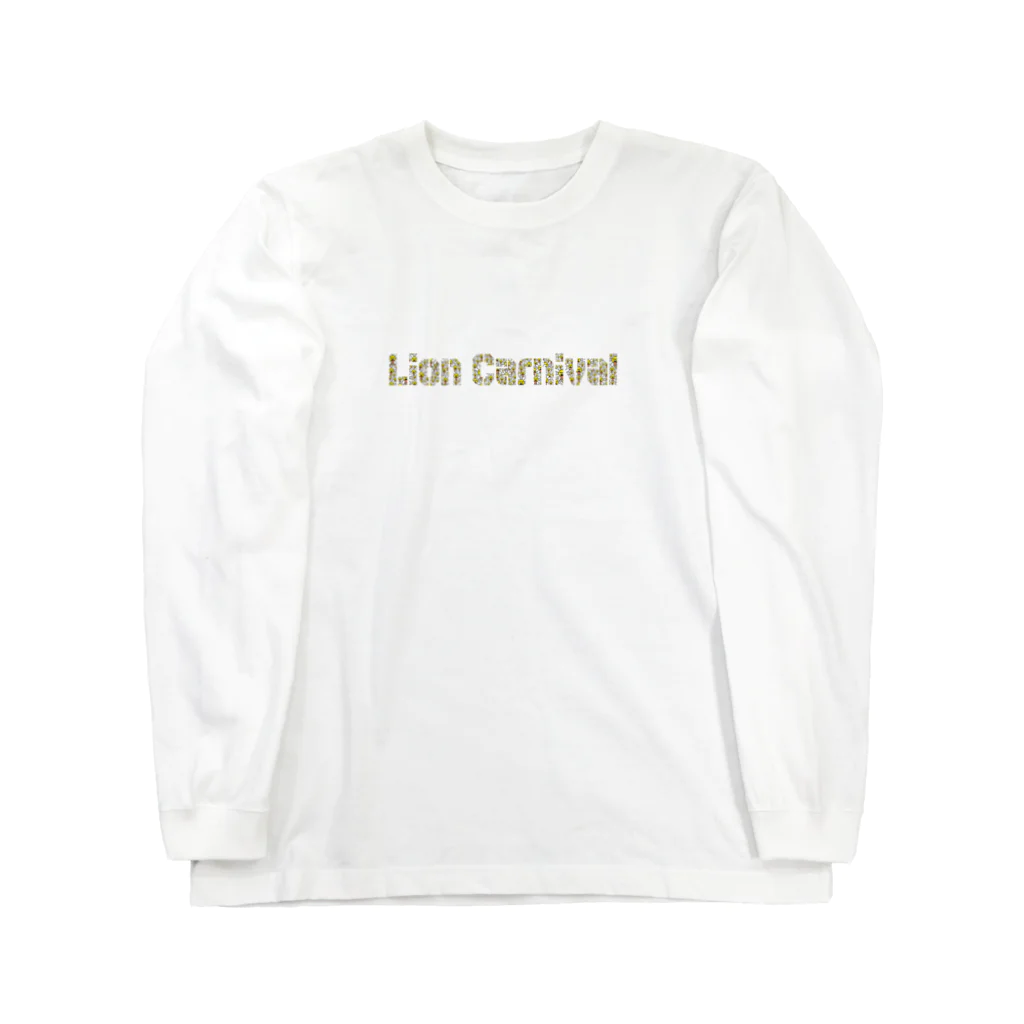 Rebelle DébutantのLion Carnival（黒ver） Long Sleeve T-Shirt