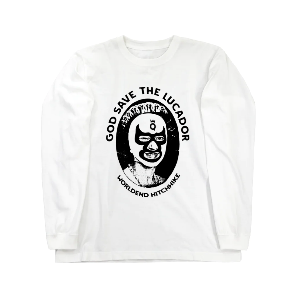 ワールドエンド ヒッチハイクのゴッド・セーブ・ザ・ルチャドール　GOD SAVE THE LUCHADOR Long Sleeve T-Shirt