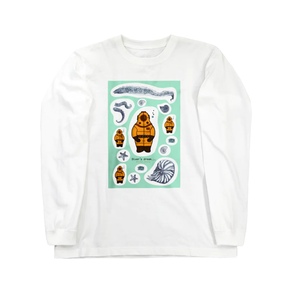 okanoxnekoのDIVER'S DREAM Long Sleeve T-Shirt