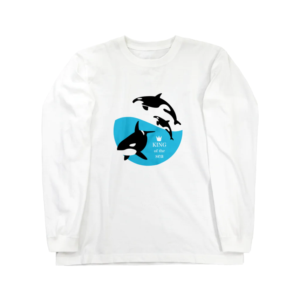 そいそいソイラテの海の王者シャチ Long Sleeve T-Shirt