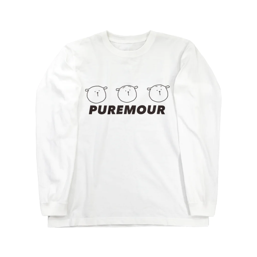 puremourの🐶🐻🐰 ロングスリーブTシャツ