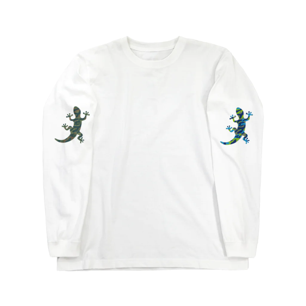 まみおデザインの3イモリくん Long Sleeve T-Shirt