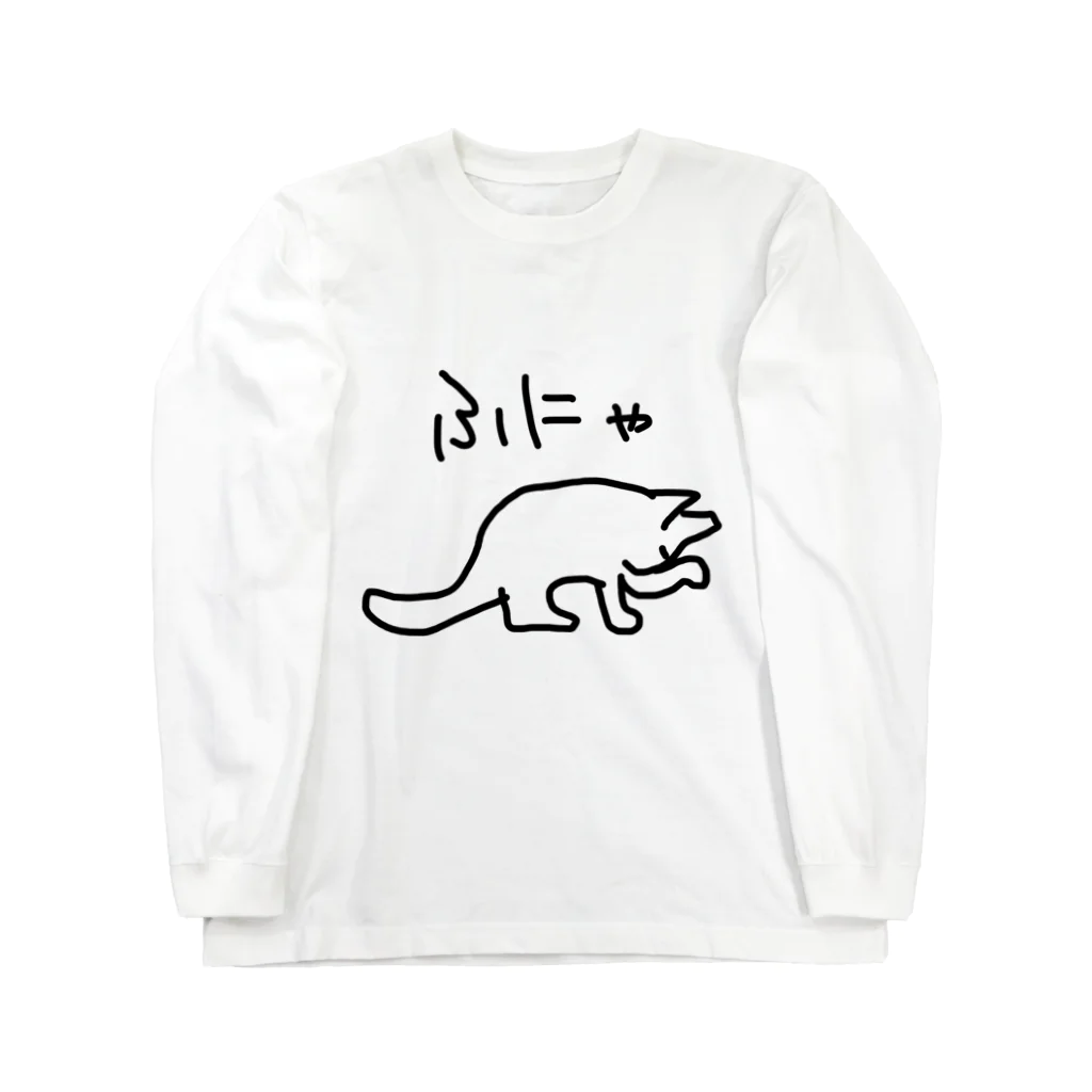 ののの猫屋敷の【スンスン】 ロングスリーブTシャツ