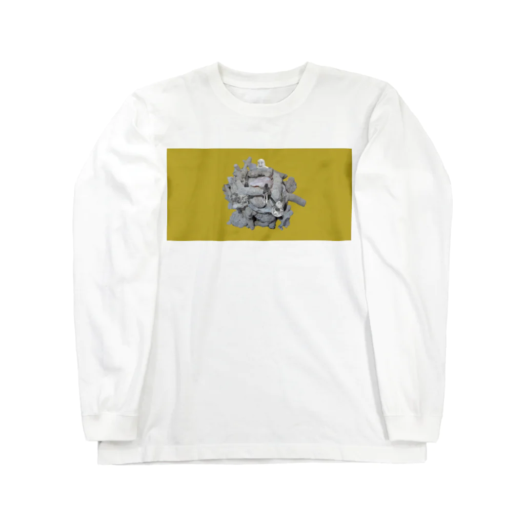 Metteyya 　Design　Goods 　Shop 　：のモノサンゴ Long Sleeve T-Shirt
