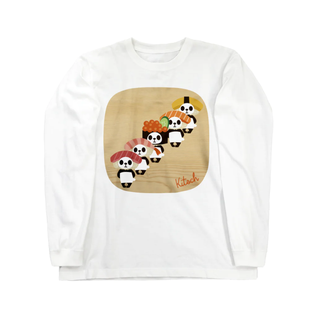 キッチュのすしパンダ　おすすめ5貫 Long Sleeve T-Shirt