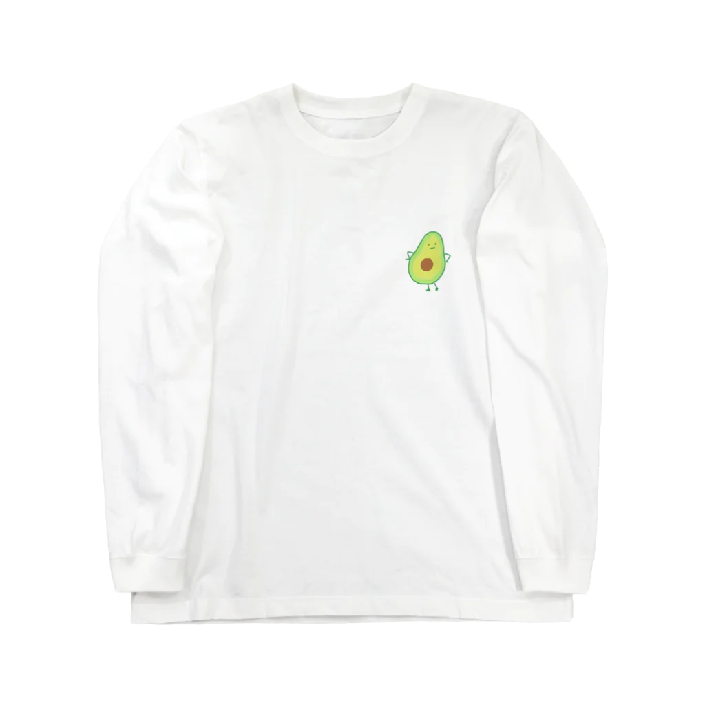 avocadotのアボカドさん ロングスリーブTシャツ