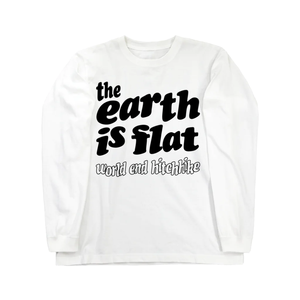 ワールドエンド ヒッチハイクのデ・ラ・アース　De La Earth ロングスリーブTシャツ