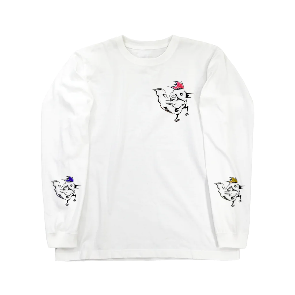 尾崎のニワトリ？ Long Sleeve T-Shirt