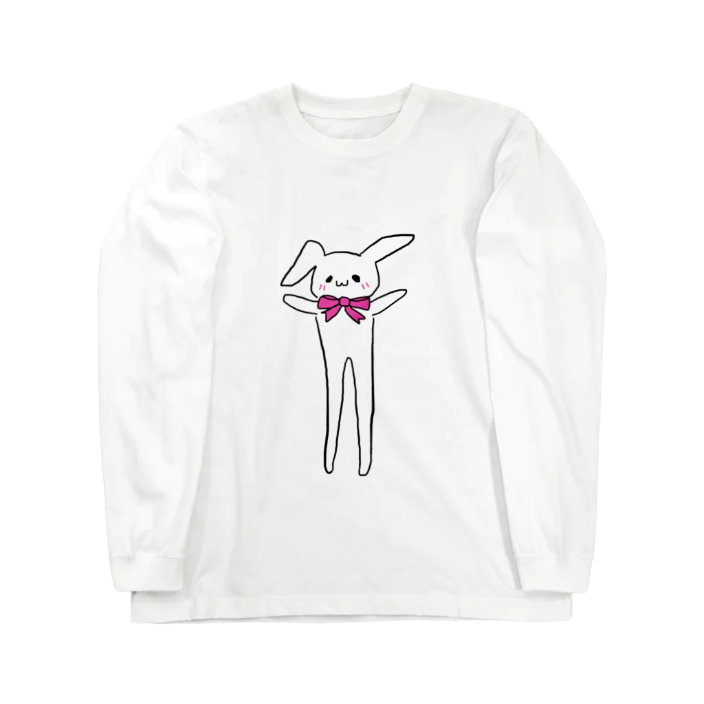 ちゃんななのショップの美脚うさぎ Long Sleeve T-Shirt