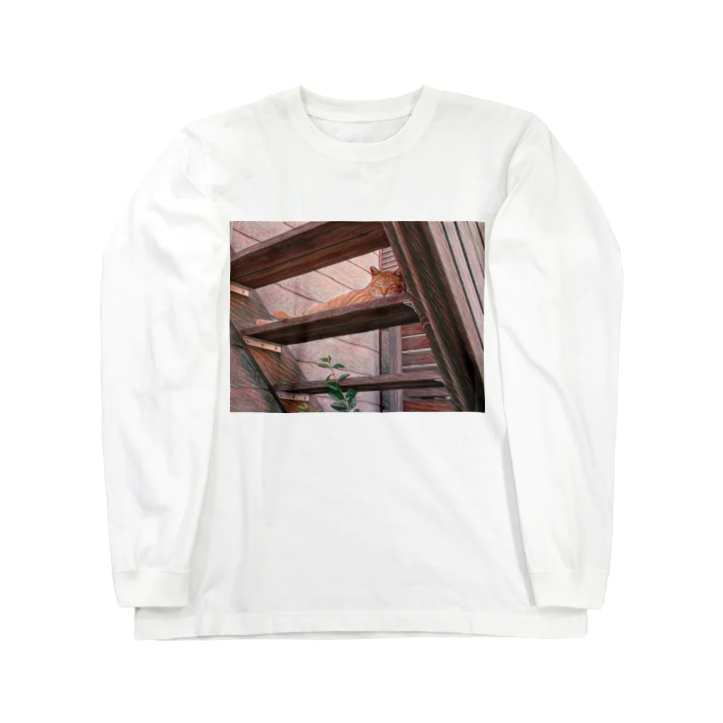 phontomの日向ぼっこ猫様 Long Sleeve T-Shirt