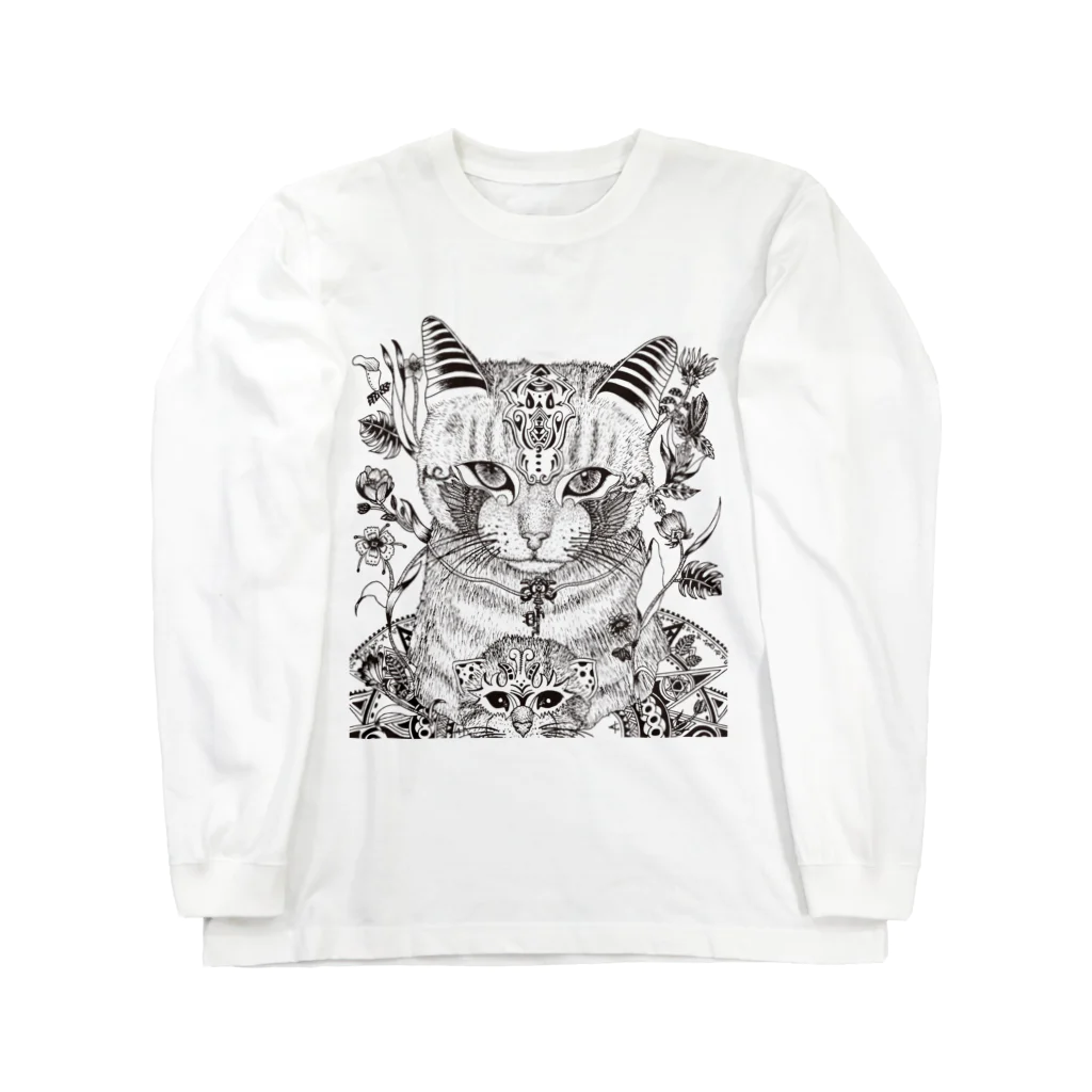 Yusuke-Kubozukaのネコ Long Sleeve T-Shirt