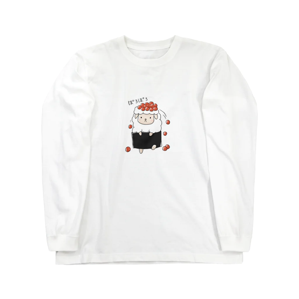 SOMALY【SUZURI店】の寿司牧場 Long Sleeve T-Shirt