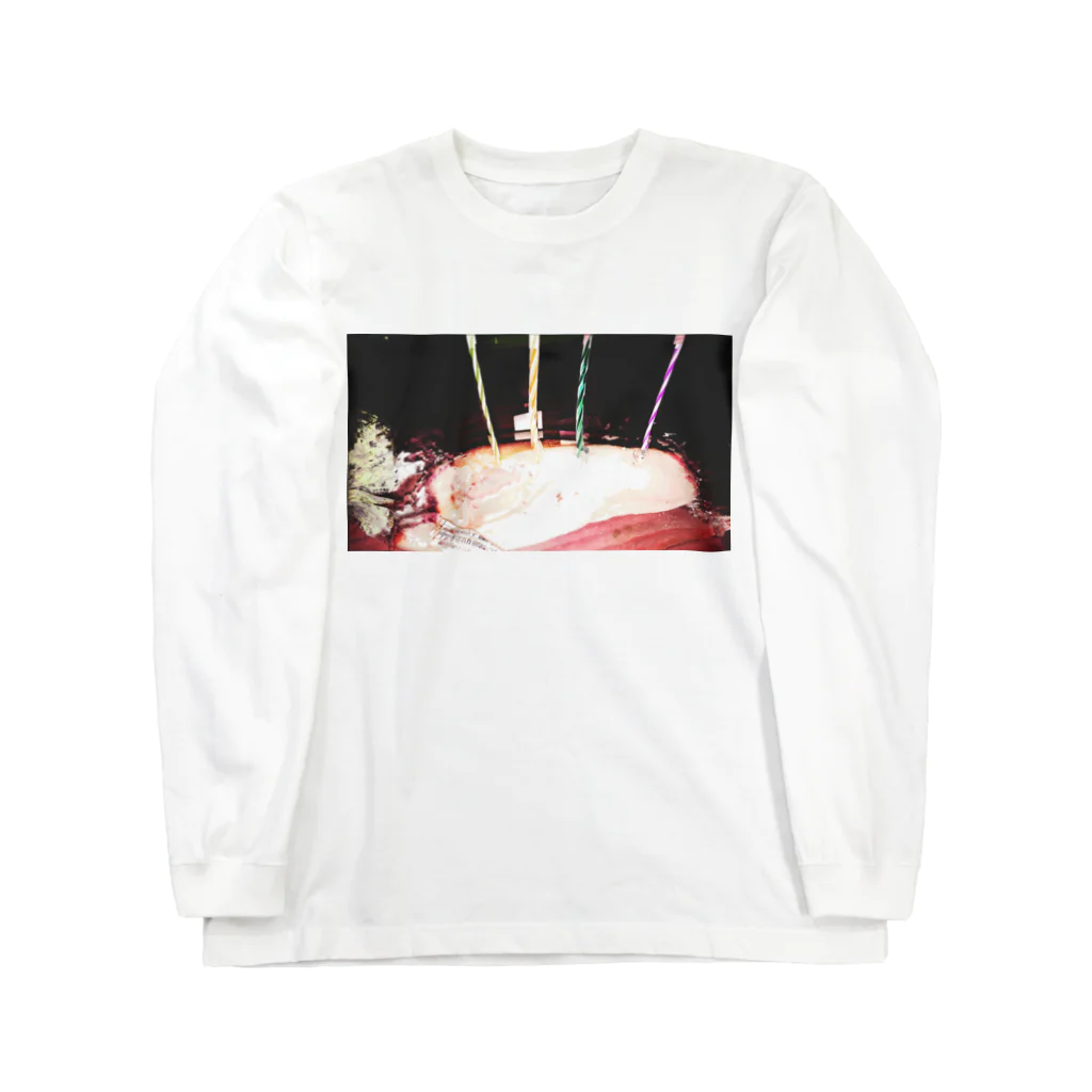 バクネギのクリスマスケーキ Long Sleeve T-Shirt