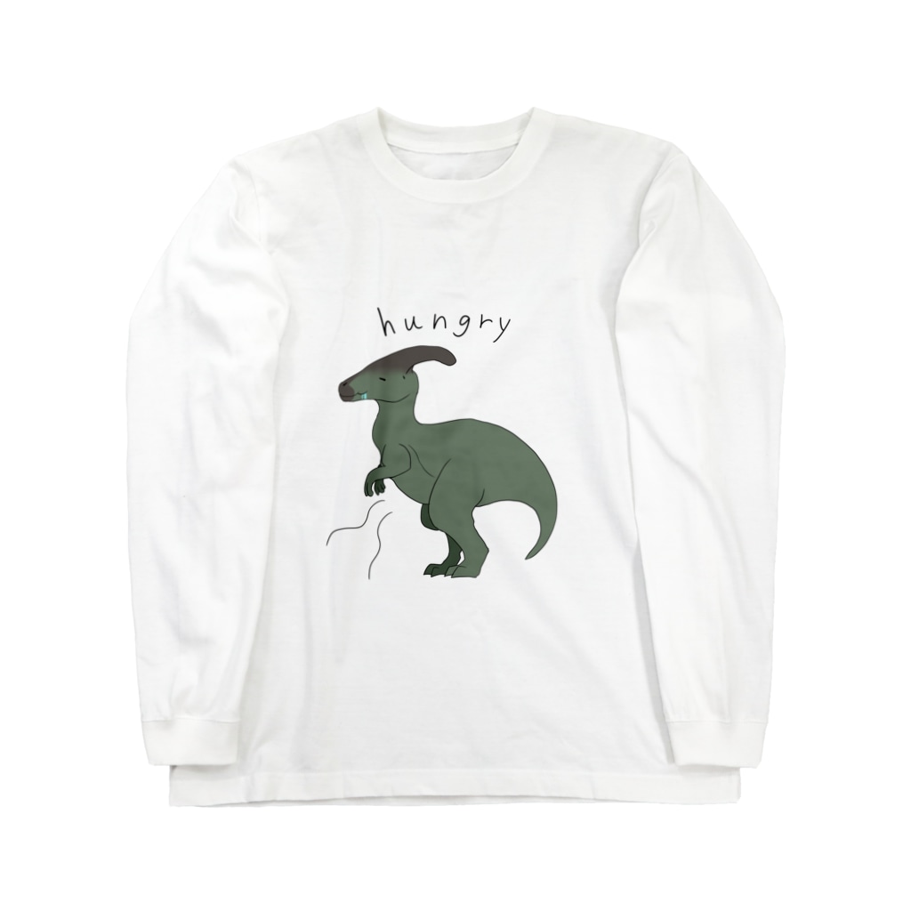 怪獣要塞の腹ペコ恐竜2 Long Sleeve T-Shirt